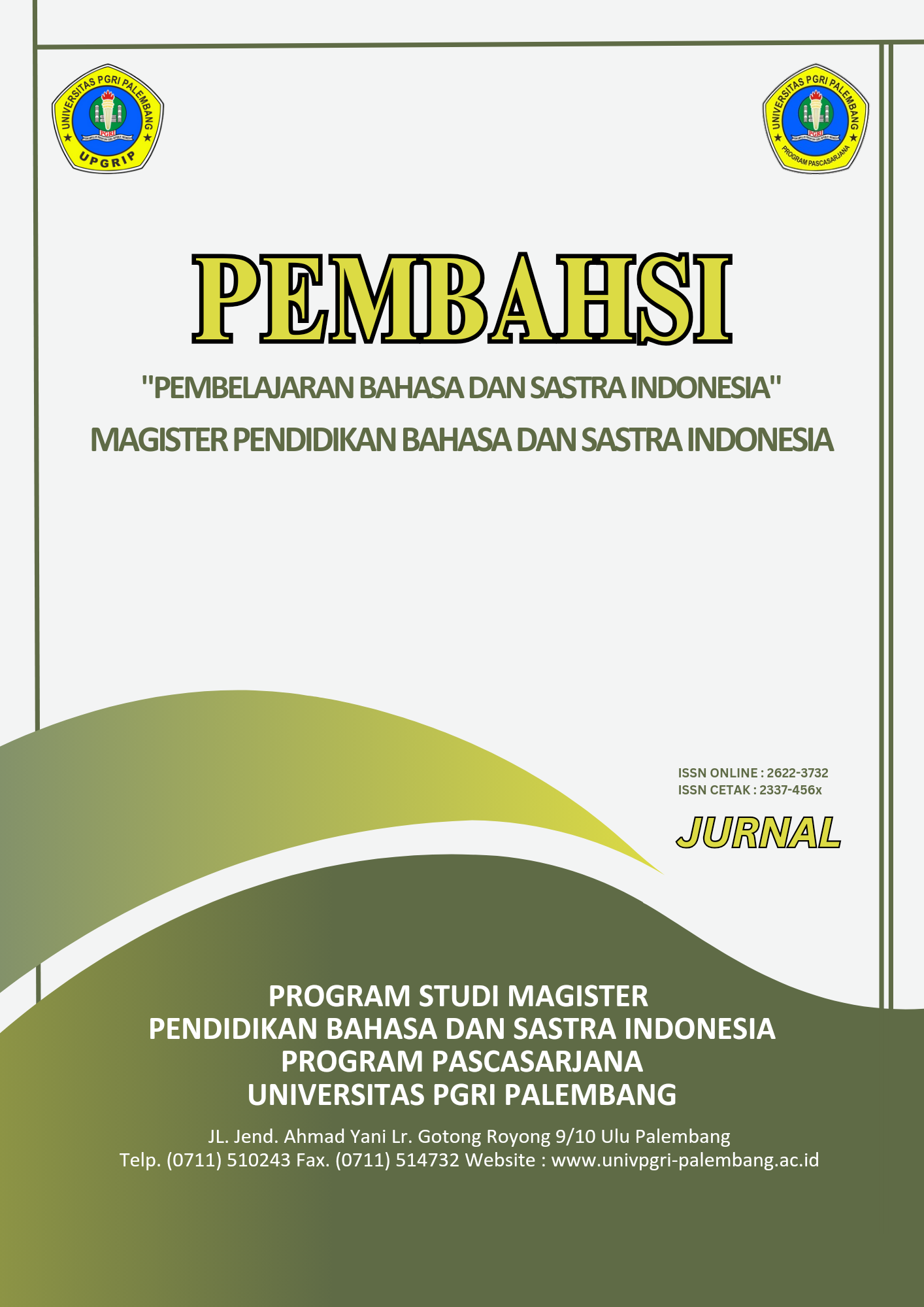 					View Vol. 14 No. 2 (2024): Pembahsi (Pembelajaran Bahasa dan Sastra Indonesia)_In Progress
				